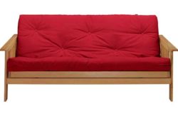 ColourMatch Cuba 2 Seater Futon Sofa Bed - Poppy Red